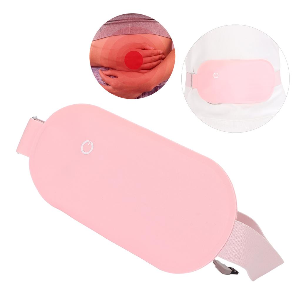Menstrual Heating Pad Adjustable 3 Levels Breathable Thin Portable Electric Cramps Belt for Waist Stomach
