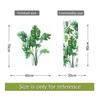 Large Tropical Green Plant Leaves Wall Sticker Home Room Decor Palm Decal PVC Mural