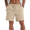 Summer New Men's Shorts Lightweight Breathable Casual Short Pants Cotton Linen Simple Style Daily Sweatpants Short Trousers