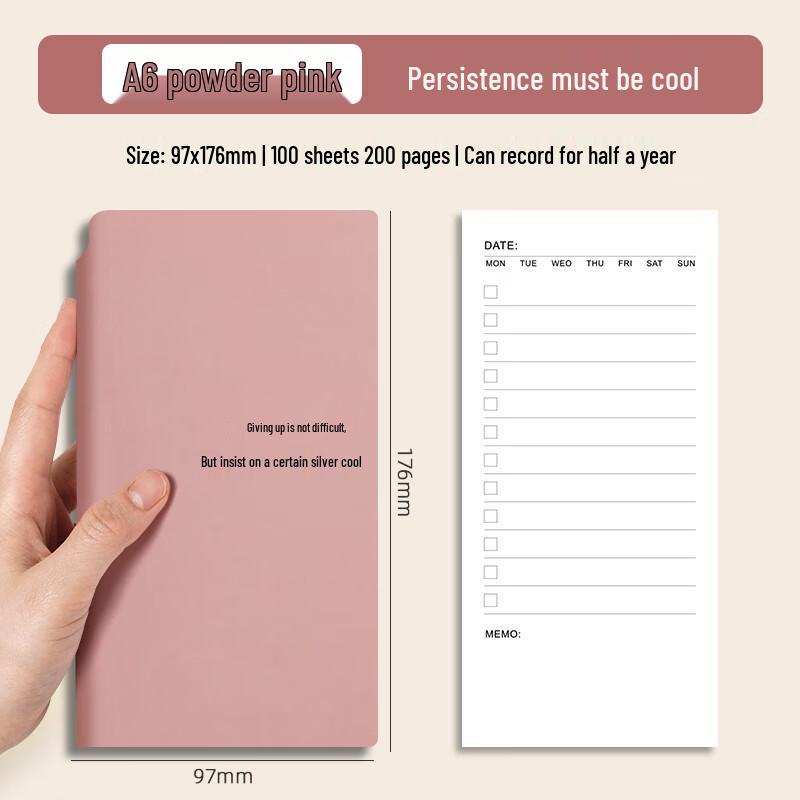 Ujia A6 Daily Planner & Time Management Notebook
