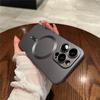 For iPhone 15 Pro Max Luxury Matte Magsafe Magnetic Soft Frame Phone Case For iPhone 11 12 13 14 16 Plus Lens Protective Cover