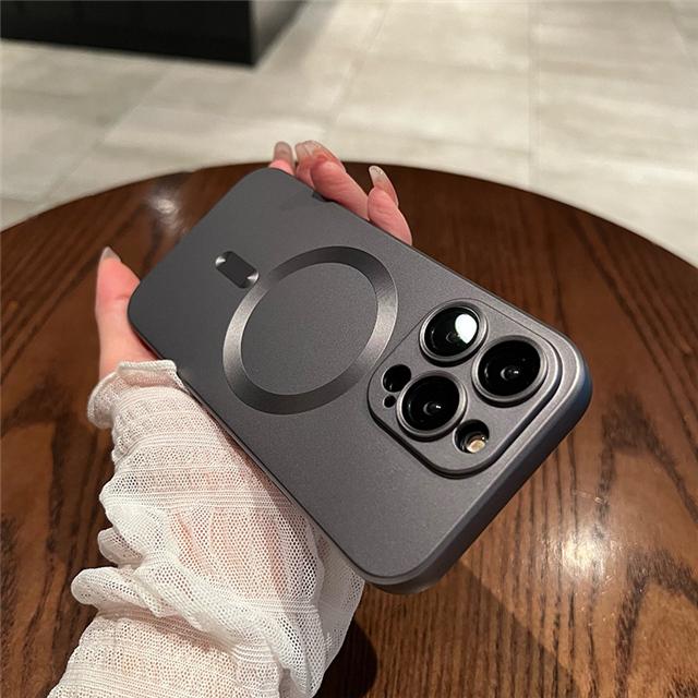 

Роскошный матовый мягкий силиконовый магнитный чехол Magsafe для телефона iPhone 11 12 13 14 15 Pro Max, защитный бампер на 15 Plus, чехол For iPhone 15 Plus