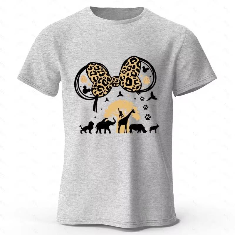 

Clothing Harajuku Parents and Children Clothing Safari Kingdom 2d Cotton TShirt Summer Breathable Family TShirt S