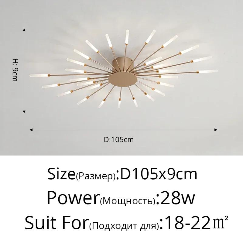 Minimalistischer LED-Deckenleuchter, Küchenbeleuchtung, Heimdekoration, dekorative Lampe mit Fernbedienung für Schlafzimmer, Wohnzimmer