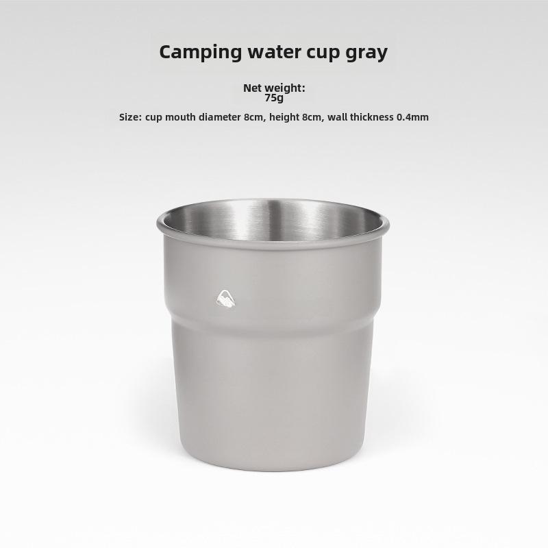 Mehrzweckbecher aus Edelstahl für den Außenbereich zum Campen, für Bier, Kaffee, Wasser und Getränke