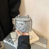 Chain Bucket Bag Women's New Fashion Versatile Casual High-end Messenger Bag Box Small Square Bag