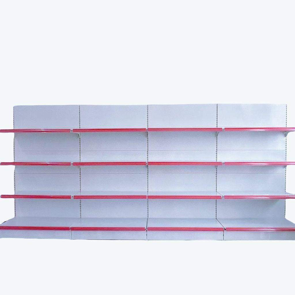 Thickened Supermarket Shelving: Single & Double-Sided Display Rack for Stores, Pharmacies, Baby Shops, and More