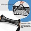 Universal Mesh Cargo Net for Car Trunk Storage,Elastic Small Automotive Cargo Net Pocket Wall Sticker Organizer Pouch Bag Storage for SUV,2 Pack with