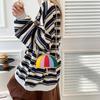 Rainbow Umbrella Bag With Pu Material For Street Style Daily Use