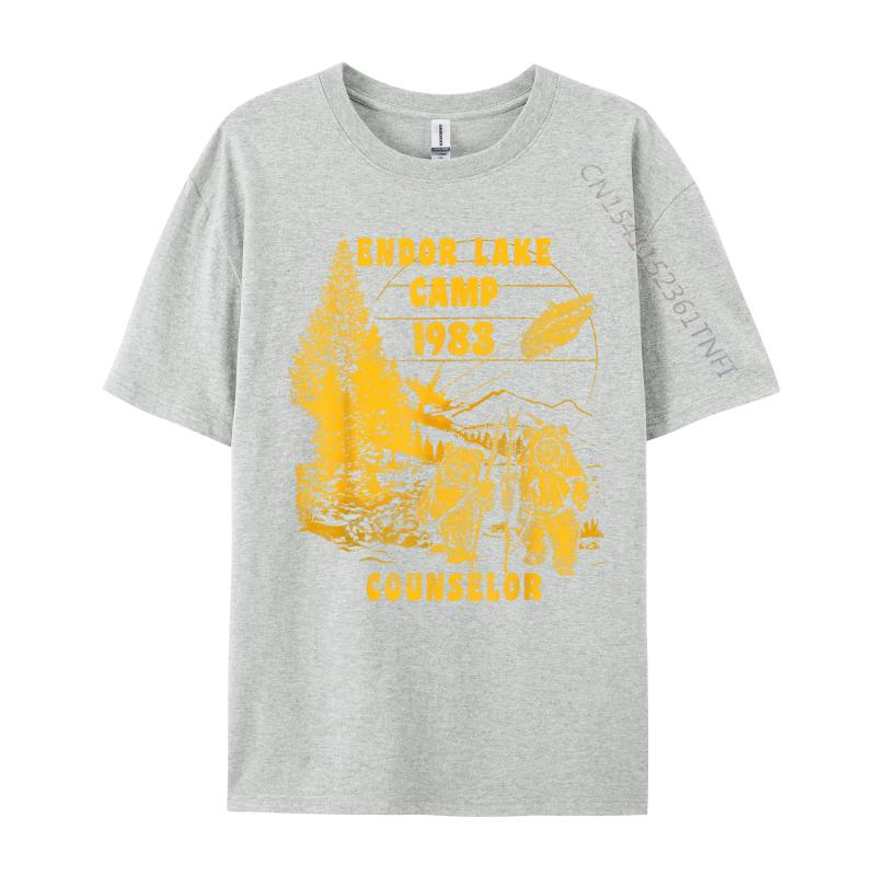Ewok Endor Lake '83 Camp Counselor 2024 Popular Men T Shirt Casual Design Tshirts Combed Cotton Printed Tops & Tees Wholesale