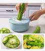 Multi-Functional Vegetable Chopper and Slicer, Perfect for Commercial Kitchens, Cutting, Shredding, Grating, Carrots, 6 In 1