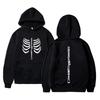 Singer Yungblud Skeleton Graphic Hoodies Men Women Fashion Rock Oversized Pullover Unisex Casual Fleece Male Vintage Hoodies