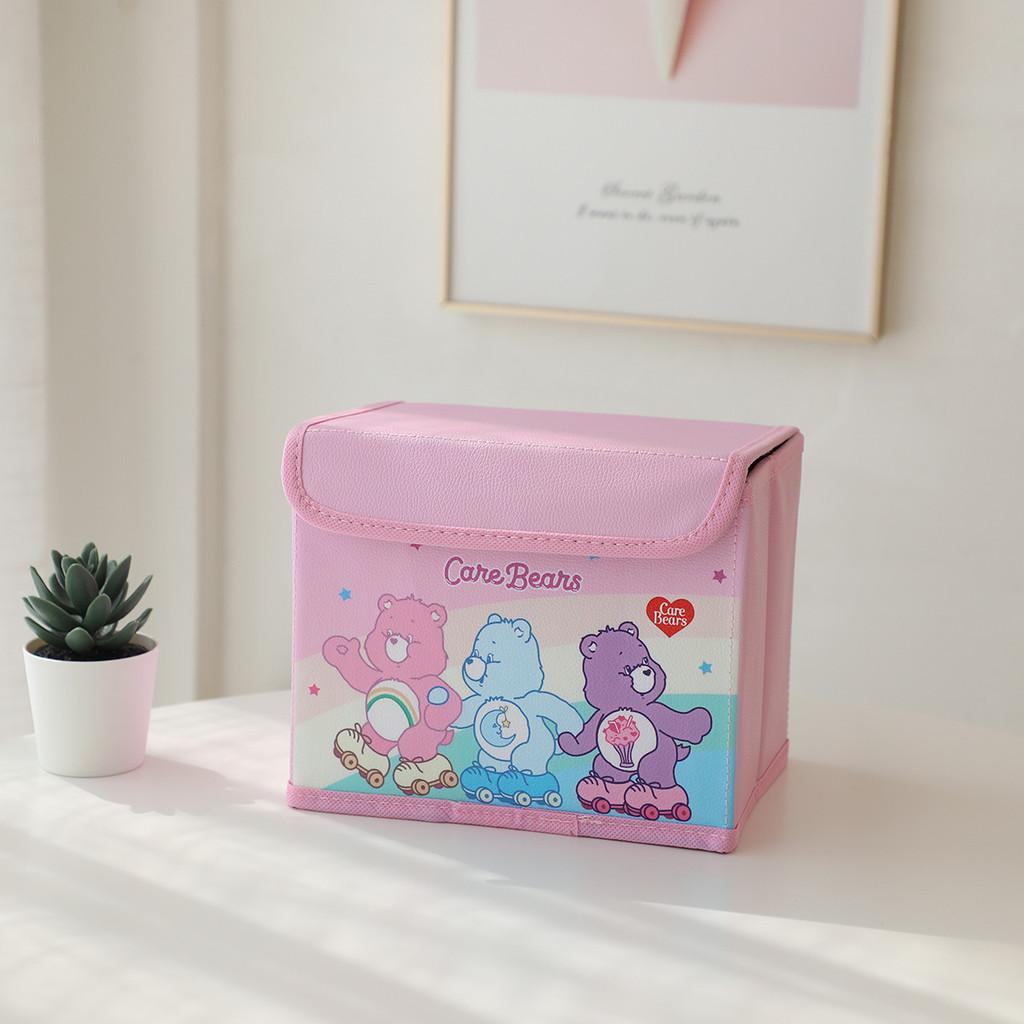 Hello Kitty Kuromi Cinnamoroll Melody Gittermuster Faltbare Klapp-Aufbewahrungsbox für Büro und Schlafzimmer