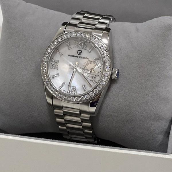 3 colors Pagani Design PD-1776 Woman Cubic Metal Watch