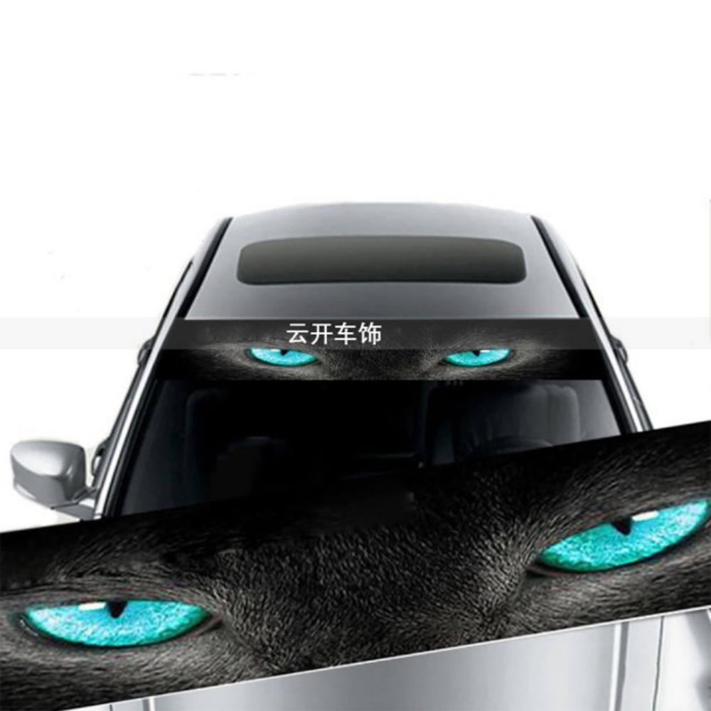 Auto Frontscheibenaufkleber Vorder- und Rückgang Dekorative Sonnenschutzaufkleber Modifizierter Personalisierter Autoaufkleber Wasserdicht