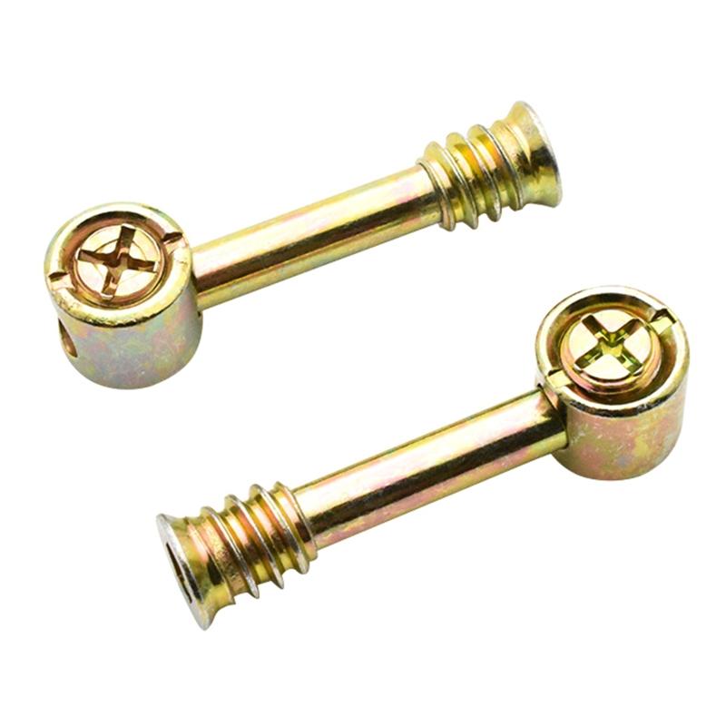 10 Pcs Furniture Cam Lock Nut Connectors Hammer Nut Screw Eccentric Fitting for Cabinet Drawer Wardrobe Panel Connecting