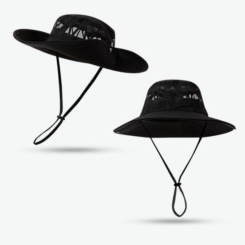 Summer Hats For Men Women Unisex Cowboy Hat Big Brim Fishing Hat Outdoor Fisherman Cap Sunscreen Mountaineering Hiking Sun Hat