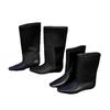Cowhide version~ autumn and winter new simple square head versatile temperament low heel knight boots women's sleeve medium boots women's