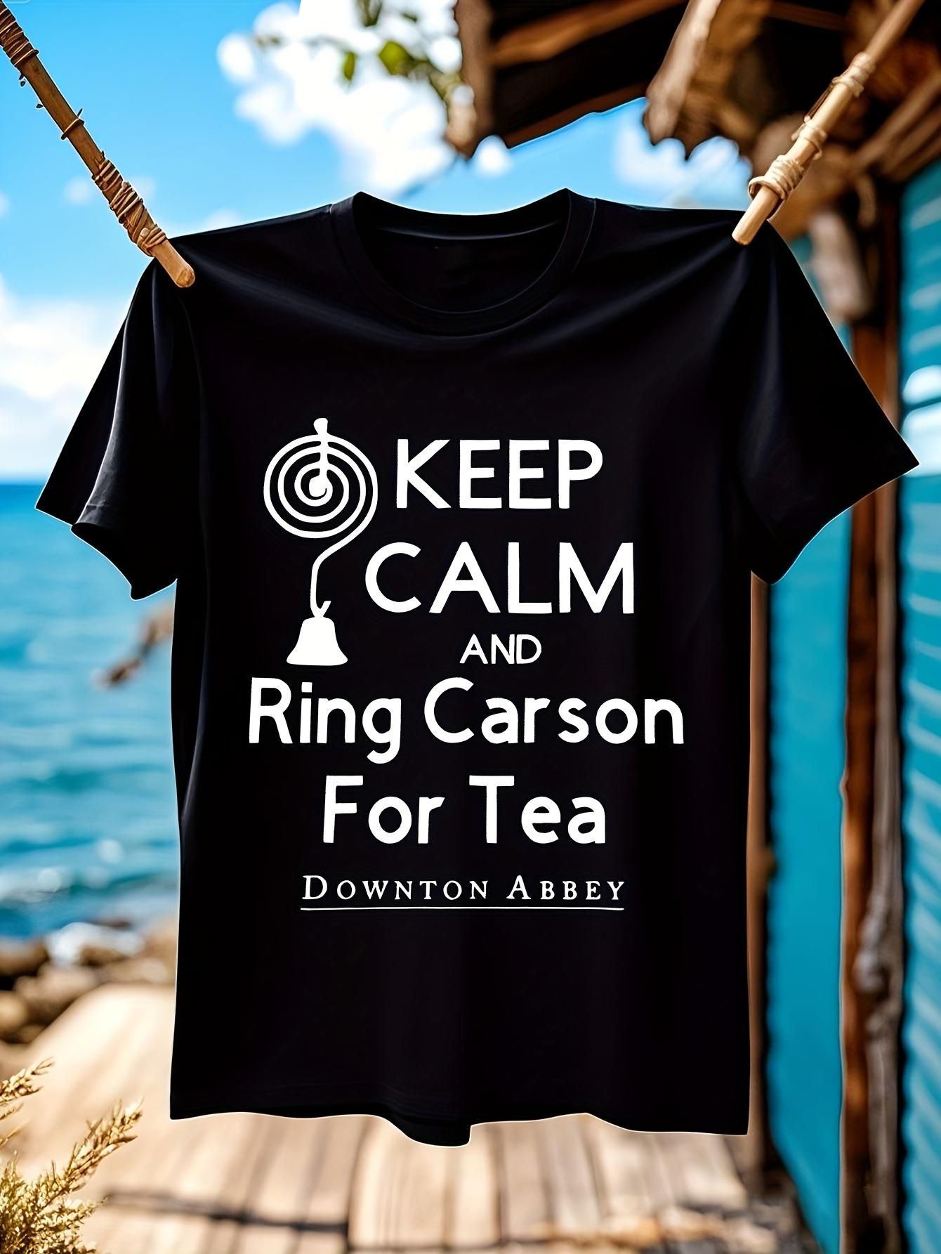 Downton Abbey Ring Carson for Tea T-shirt - Adult Size S-XL XL