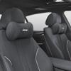 Car Suede Headrest Auto Logo Seat Neck Pillow Head Support For Jeep Grand Cherokee Wrangler JK Gladiator Compass Renegade Recon