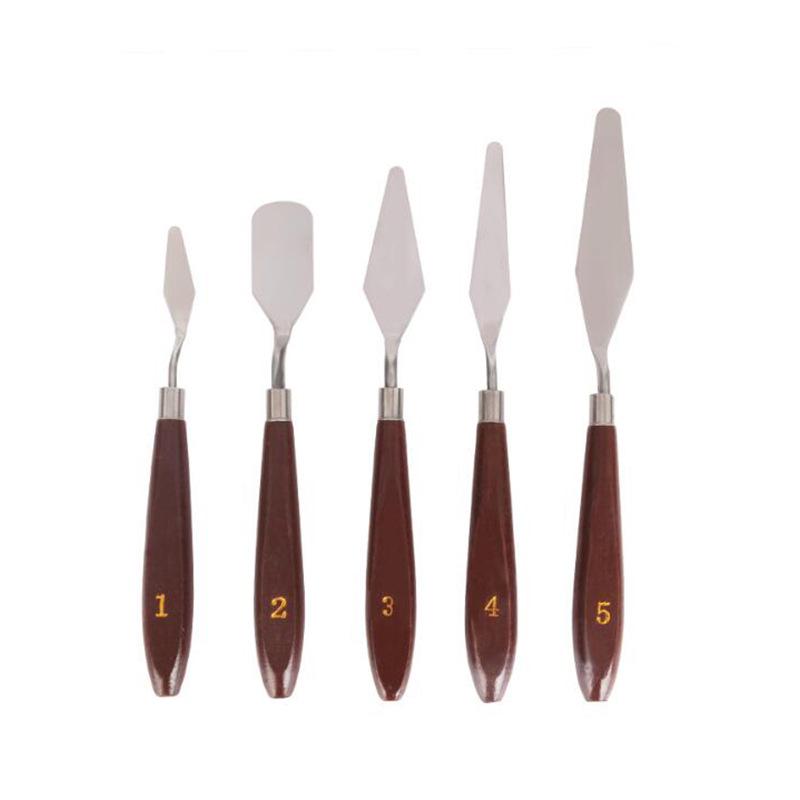 Gouache & Acrylic Painting Spatula Set - Palette & Scraper Knives for Oil and Pigment Painting