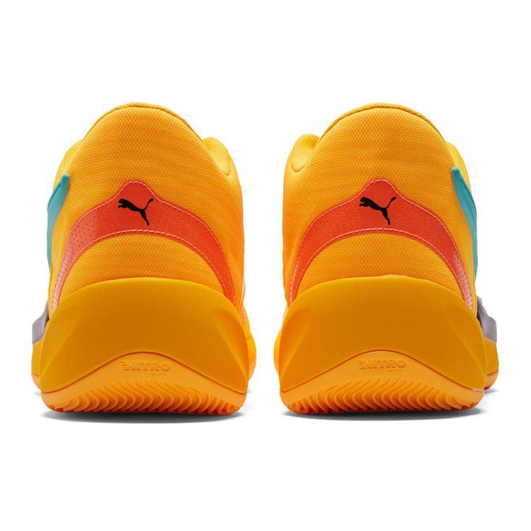 Puma Rise Nitro Mens Low Top Basketball Shoes Yellow 377012-01
