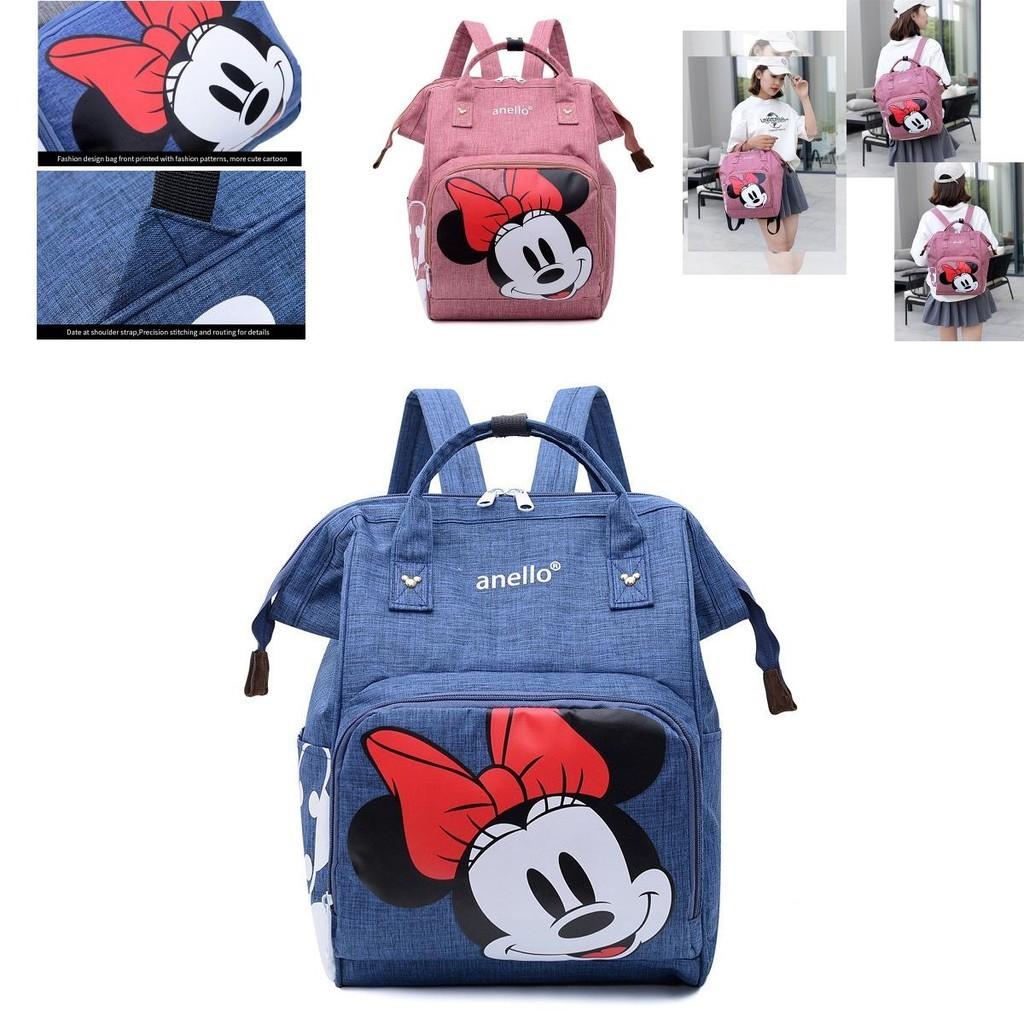 Large Capacity Minnie Mommy Bag Stylish Convenient Maternity Backpack