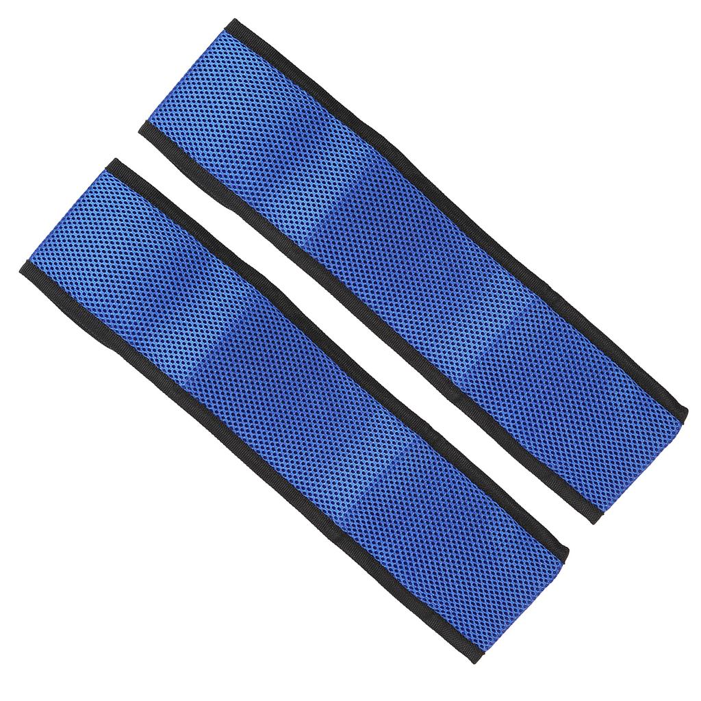 2Pcs Wheelchair Calf Strap Blue Breathable Enhance Body Stability Transporter Leg Strap for Elderly L for 47cm Wheel Leg