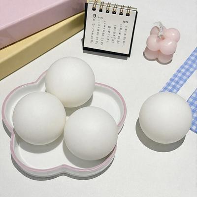 Yousheng Tangyuan Squeeze Ball Soft Rubber Cute Glutinous Rice Ball Stress Relief Toy Slow Rising Squeeze Toy for Kids Office Workers Anxiety Relief