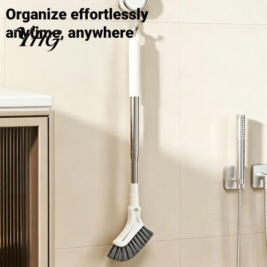 Narrow Crevice Brush 1/2/3/4/5Pcs Telescopic Floor Cleaning Brush, Extendable Long Handle Scrub Corner Grout Tool for Toilets, Crevice, Grout,