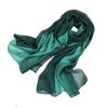 Dual-Use Gradient Mulberry Silk Scarf: Cotton, Linen & Silk Wrap for Women