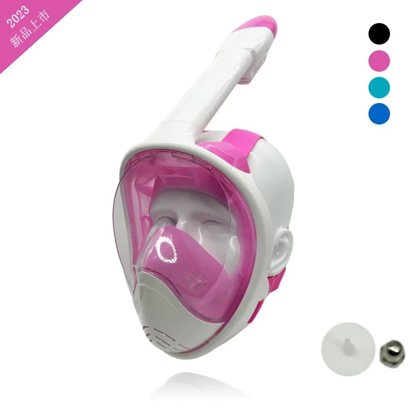 Full Body 2026 Full Face Snorkeling Mask Professional Swimming Scuba Free Breathing Cheap Diving Mirror Mask