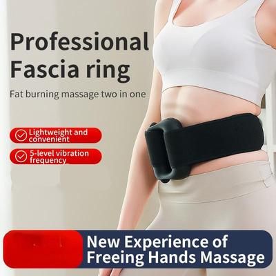 Mini Fasya Halkası Omuz Boyun Titreşimli Masaj Aleti Yoga Halkası Taşınabilir Yağ Yakıcı Masaj Aleti