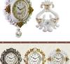 European Retro Pastoral Quartz Wall Clock for Living Room - Simple Creative Design