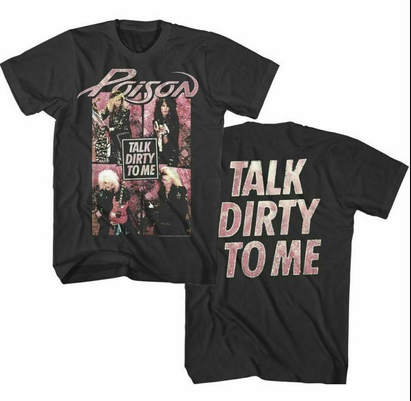 Poison Vintage T-shirt Talk Dirty To Me Song Single Album Cover. XXXXL