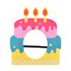 Multicolor Party Photo Props Felt Headgear Hat Funny Cake Hat Party Cap  Gift