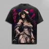 Popular Anime 'Overlord' Clothing - Casual Unisex Pure Cotton Short Sleeve Retro Washed T-Shirt