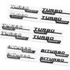 ABS V8 BITURBO 4MATIC Badge Sticker Car Body Trunk Fender Decoration For Mercedes Benz AMG W203 W206 W220 W205 W211 W210 W108