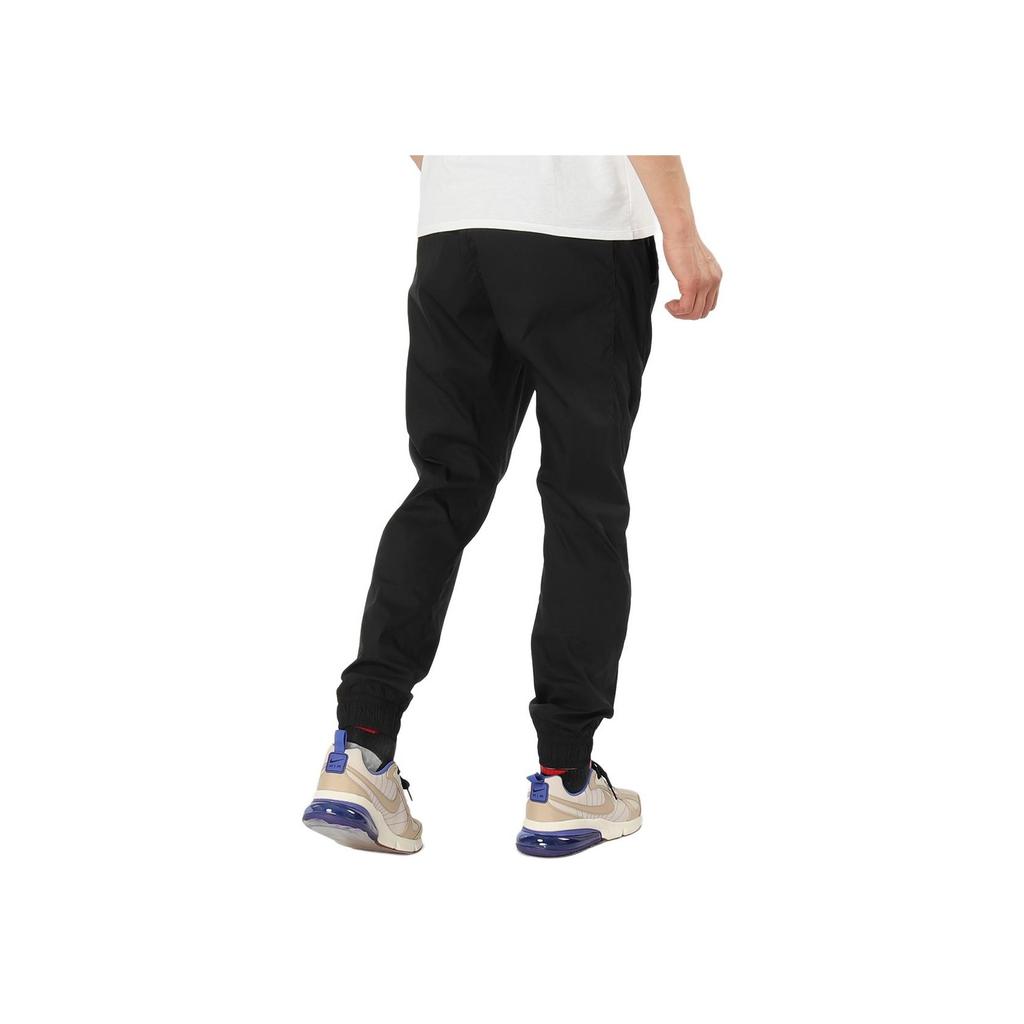 Nike Sportswear Solid Woven Joggers Men Bottoms Black 928001-010