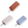 Minimalist Pu Leather Key Case With 3 Fold Design For Daily Use
