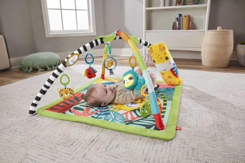 Fisher-Price Rainforest Gym with Animals [Birth (0 months) and up] HJW08