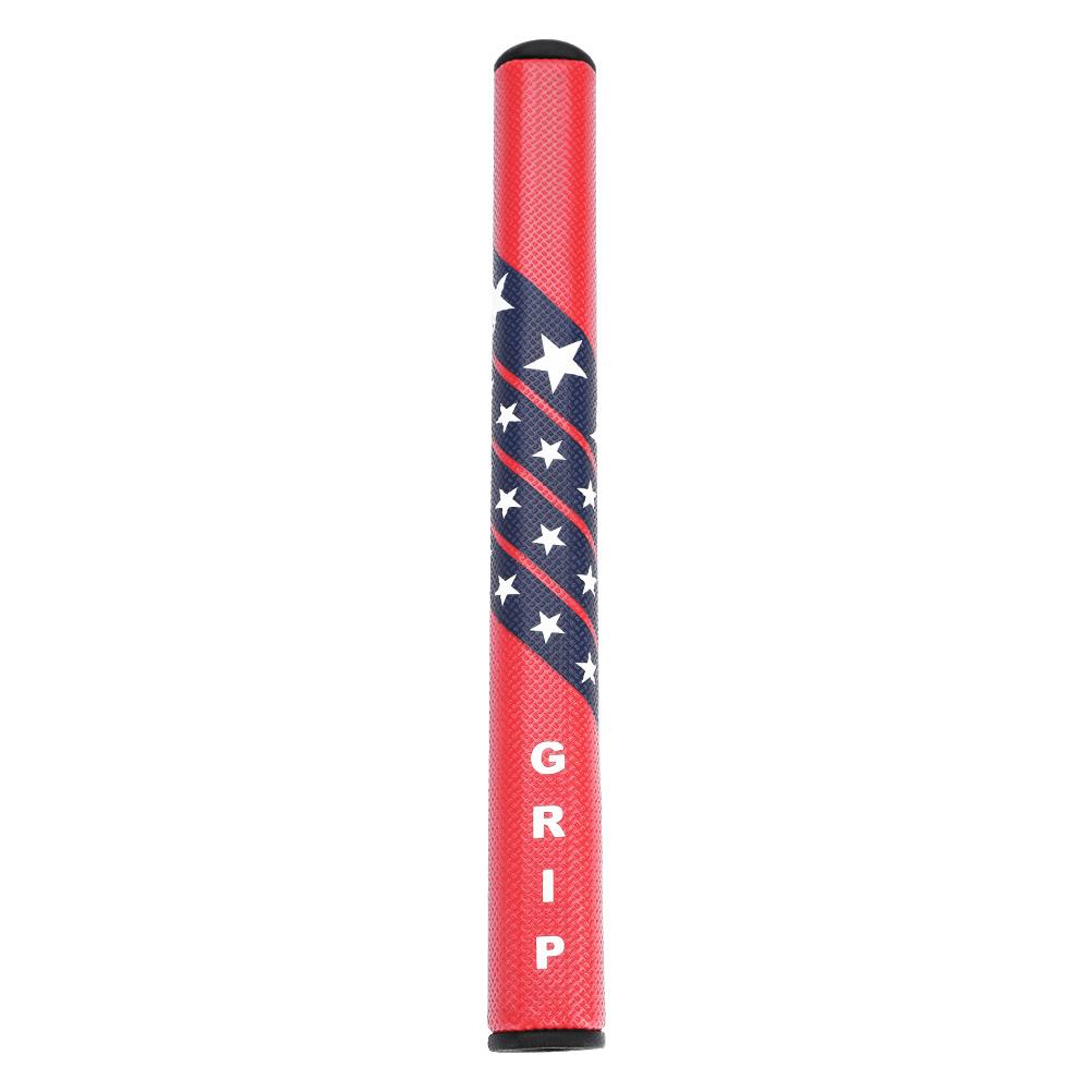Anti Skid PU Covered Comfortable Golf Club Putter Grip Replacement Accessory(Red)