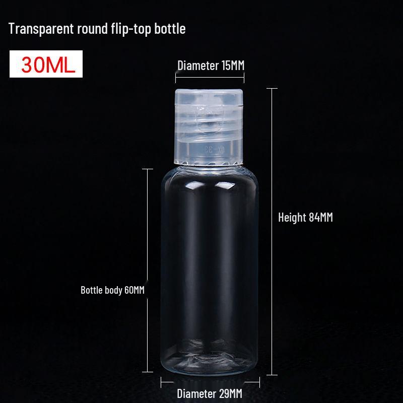 10/20/30ml Flip-Top Butterfly Cap PET Plastic Sample Bottles