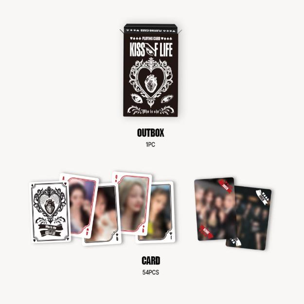 KISS OF LIFE Who is she POP-UP MD Playing Card Set