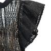 Lily Brown French Sleeve Race Mini Dress Black Women Used