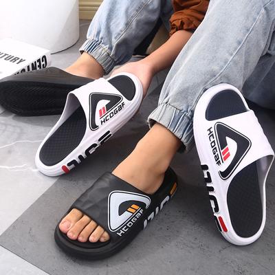 Men's Fashion Sport Slippers New Casual Sole Soft Bathroom Non-Slip Sandals Outdoor Comfortable Shoes For Men Indoor Slippers