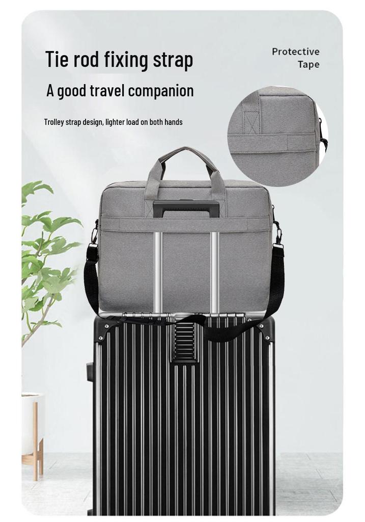 Large Capacity Fashionable Business Laptop and Document Shoulder Bag