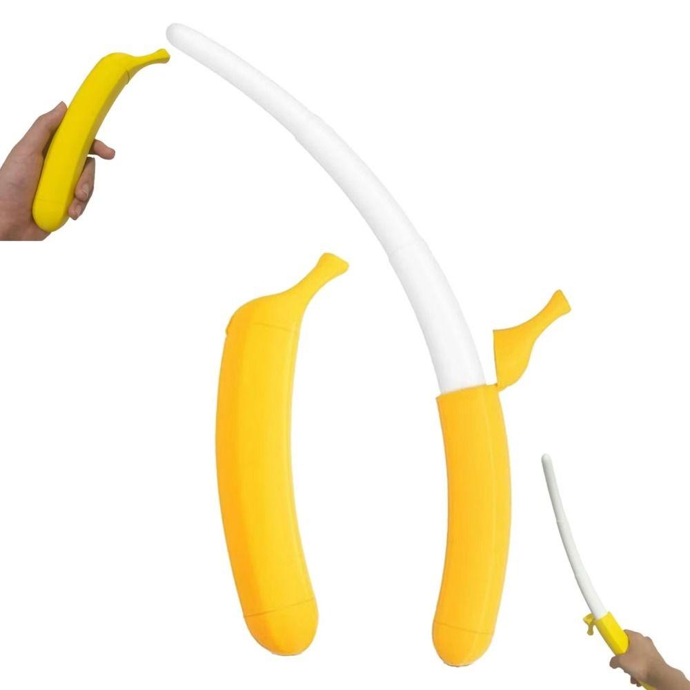 3D Printed Banana Telescopic Wand Creative Banana Folding Toy Extendable Banana Rod  Role Play