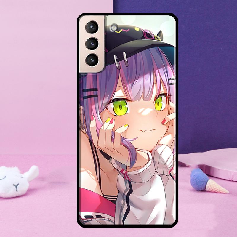 Tokoyami Towa Hololive Phone Case For Samsung Galaxy S25 Ultra S24 Ultra S9 S10 S20 S21 S22 Plus S23 S24 FE Cover