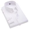 Spring Main Promotion Men's Long-sleeved Shirt Business Casual Solid Color Bottoming Close-fitting Clothing